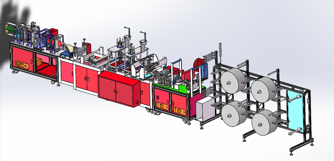 N95口罩全自動生產(chǎn)線